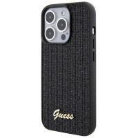 Guess Disco Metal Script case for iPhone 15 Pro - black
