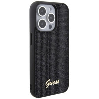 Guess Disco Metal Script case for iPhone 15 Pro - black