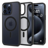 Spigen Ultra Hybrid Mag Case with MagSafe for iPhone 15 Pro - Clear Black