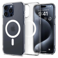 Spigen Ultra Hybrid Mag Case with MagSafe for iPhone 15 Pro - Clear Matte