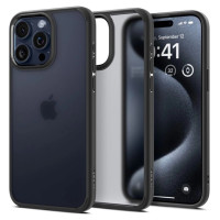 Spigen Ultra Hybrid iPhone 15 Pro Case - Clear Black
