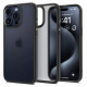 Spigen Ultra Hybrid iPhone 15 Pro Case - Clear Black