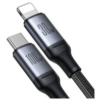 Joyroom Speedy Series S-A21 2in1 USB-C - USB-C / Lightning cable 100W 1.5m - black