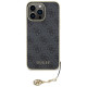 Guess 4G Charms Collection case for iPhone 15 Pro Max - gray