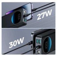 Joyroom Powerbank Joyroom JR-PBF02 30W 20000mAh + USB-A - USB-C cable 0.25m - black