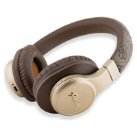 Guess Bluetooth on-ear headphones GUBH604GEMW brown/brown 4G Script
