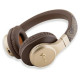 Guess Bluetooth on-ear headphones GUBH604GEMW brown/brown 4G Script