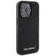 Karl Lagerfeld Quilted K Pattern iPhone 15 Pro Case - Black