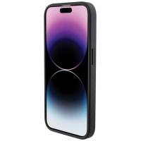 Karl Lagerfeld Quilted K Pattern iPhone 15 Pro Case - Black