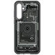 Spigen Ultra Hybrid Case for Samsung Galaxy S23 FE - Dark Gray (Zero One Pattern)