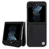 BMW Leather Hot Stamp case for Samsung Galaxy Z Flip 5 - black