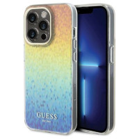 Guess IML Faceted Mirror Disco Iridescent case for iPhone 14 Pro - multicolored