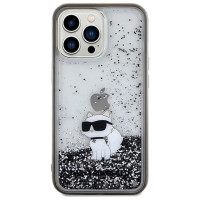Karl Lagerfeld Liquid Glitter Choupette case for iPhone 13 Pro Max - transparent