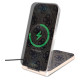 Guess 4G Pattern MagSafe foldable 2in1 15W inductive charger - brown