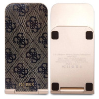Guess 4G Pattern MagSafe foldable 2in1 15W inductive charger - brown