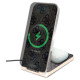 Guess 4G Pattern MagSafe foldable 2in1 15W inductive charger - brown
