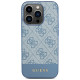 Guess 4G Stripe Collection case for iPhone 15 Pro - blue