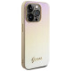 Guess GUHCP15XPSAIRSD iPhone 15 Pro Max 6.7" gold/gold hardcase Saffiano Iridescent Script