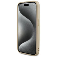 Guess GUHCP15XPSAIRSD iPhone 15 Pro Max 6.7" gold/gold hardcase Saffiano Iridescent Script