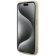 Guess GUHCP15XPSAIRSD iPhone 15 Pro Max 6.7" gold/gold hardcase Saffiano Iridescent Script