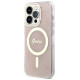 Guess IML 4G MagSafe case for iPhone 15 Pro - pink