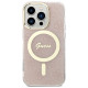 Guess IML 4G MagSafe case for iPhone 15 Pro - pink