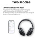 Ugreen HP202 HiTune Max5 on-ear wireless headphones with hybrid ANC noise reduction - black