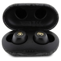 Guess 4G Metal TWS Headphones with ENC Charging Station - Black