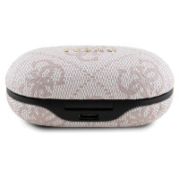Guess TWS Guess 4G Metal Bluetooth headphones with ENC docking station - pink
