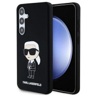 Karl Lagerfeld Silicone Ikonik case for Samsung Galaxy S24+ - black