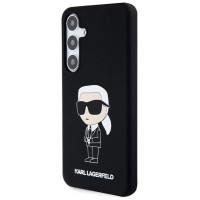 Karl Lagerfeld Silicone Ikonik case for Samsung Galaxy S24+ - black