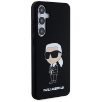 Karl Lagerfeld Silicone Ikonik case for Samsung Galaxy S24+ - black