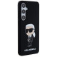 Karl Lagerfeld Silicone Ikonik case for Samsung Galaxy S24+ - black