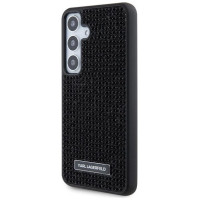 Karl Lagerfeld Rhinestone Metal Logo case for Samsung Galaxy S24 - black