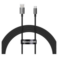 Baseus Superior Series USB-A / USB-C 100W Cable for Huawei / Honor 1.5m - Black