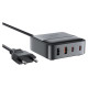 Acefast Z6 Charger Network GaN Desktop 2x USB-A / 2x USB-C PD 65W - Black