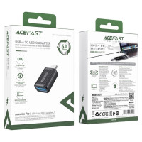 Acefast J1 USB-A 3.0 (Female) to USB-C 3.0 (Male) 5Gb/s Adapter - Black