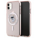 Karl Lagerfeld IML Choupette MagSafe case for iPhone 11 / Xr - pink