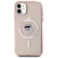 Karl Lagerfeld IML Choupette MagSafe case for iPhone 11 / Xr - pink