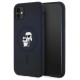 Karl Lagerfeld Silicone Karl&Choupette MagSafe case for iPhone 11 / Xr - black
