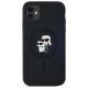Karl Lagerfeld Silicone Karl&Choupette MagSafe case for iPhone 11 / Xr - black
