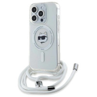Karl Lagerfeld IML Choupette Head & Cord MagSafe case for iPhone 14 Pro Max - transparent