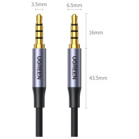 Ugreen AV183 cable 10648 mini jack 3.5mm / mini jack 3.5mm 1m - gray