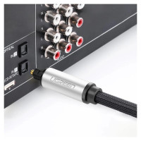 Ugreen AV108 10539 optical Toslink/SPDIF cable 1m - gray