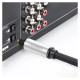 Ugreen AV108 10539 optical Toslink/SPDIF cable 1m - gray