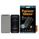 Panzerglass E2E Super+ Microfracture antibacterial privacy tempered glass for iPhone 12 / 12 Pro - with black frame