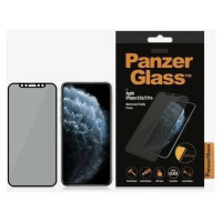Panzerglass E2E Super+ privacy tempered glass for iPhone X / XS / 11 Pro - with black frame