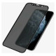 Panzerglass E2E Super+ privacy tempered glass for iPhone X / XS / 11 Pro - with black frame