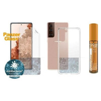 Panzerglass protection set for Samsung Galaxy S21+ TPU foil + ClearCase + cleaning liquid 30ml