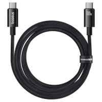 Baseus Tungsten Gold USB-C 3.2 / USB-C 3.2 cable 100W 4K 60Hz 1.5m - black